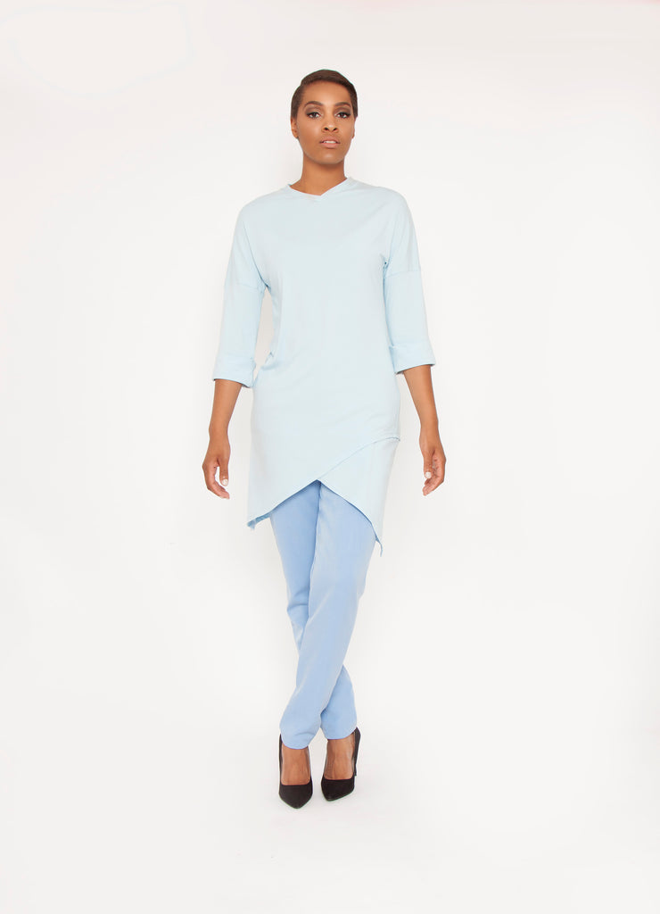 Asymmetrical Knit Tunic